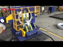 Automatic steel wire vertical  wrapping machine / steel coil packing machine